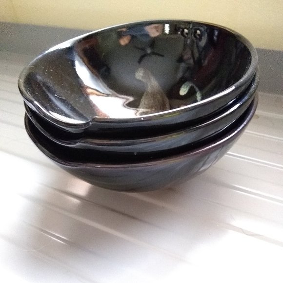 vintage Studio 55 set of 3 small Splash stir fry bowls NWOT - Picture 13 of 14